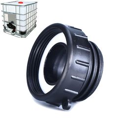 Tankadapter 62 mm fine tænder til 54 mm grove tænder til ventilhave vandbrun