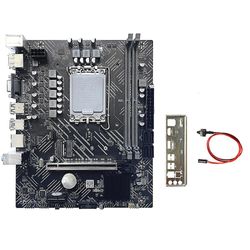 H610 Mboard + s Kabel + baffel A1700 DDR4 PCIE 16x Gigabit Lan For G6900 G7400 I3 12100 I5