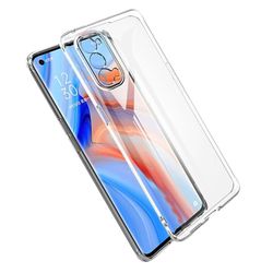 Akami Shell Til Oppo Reno4 Pro 5g, Silikonebeskyttelse af høj kvalitet, gennemsigtig