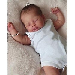 Reborn Dolls Boy Girl Baby Sleeping 20" Newborn Handmade Kids Gift Fake Babies - Pjun