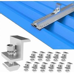 12-pakkaus aurinkopaneelikiinnike, aurinkopäätelaite, säädettävä leveys, aurinkosähkökiinnike, aurinkopaneelin aurinkokiinnike (30mm)