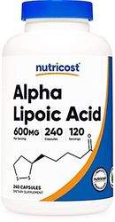 Nutricost alfa lipoiinihappo 240 kapselia 600mg per annos