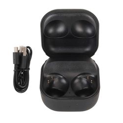 Kuulokkeiden latauskotelo, jossa on vaihdettavat USB-lataus Bluetooth-kuulokkeiden latauskotelo Galaxy Buds 2 PRO SM R510:lle, musta