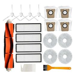 Robot X10+ X10 Plus B101GL robottipölynimurille pääsivuharja Hepa-suodatinmoppi kangas pölypussit