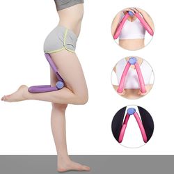 Fitness Talje Arm Brystet Tynd Workout Holdbar Effektiv Ben Motion Trainer Lilla 2 stk.