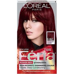 Loreal Paris L'oreal Paris Feria Monipuolinen hohtava pysyvä hiusväri, R48 Red Velvet (intensiivinen Deep Auburn), 1 sarja