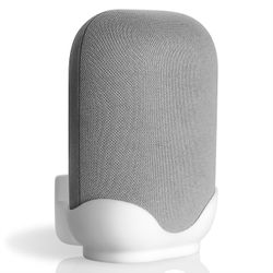 veggmonteringsholder for Google Nest audio innebygd kabelbehandling høyttalerhylle stativ Hvit