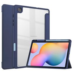 Darmowade Samsung Galaxy Tab S6 Lite taske med S Pen holder, Auto Wake / Sleep, Stand Holder, slank Smart Shockproof Cover til Samsung Tab S6 Lite ...