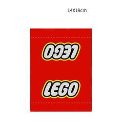 Twygv Auton ulkopesumerkki, etiketti, Lego autotarra, Lego tarra takaluukussa, Lego tarra punainen/1 pakkaus