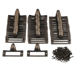 50Pcs antikke fast skab skuffe etiket ramme kortholder 53x33mm zink legering