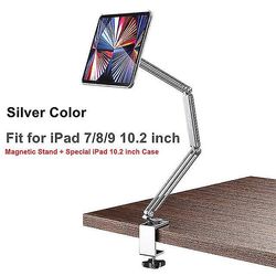 zxppgo Jousitus magneettinen ipad-jalusta säädettävä tabletin pidike ipad pro 11 / 12.9 tuuman iPad Air mini alumiininen pöytäkiinnitys ipad-teline