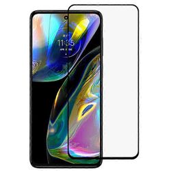 Yhteensopiva Motorola Moto G82 5G Full Glue -matkapuhelimen näytönsuojan kanssa Täysin peittävä naarmuuntumaton silkkitulostus Karkaistu lasi Kuten