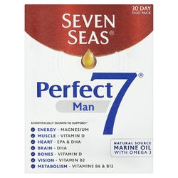 Seven Seas Perfect 7 Man 19 Essential Vitamins &Amp Minerals - 30 Päivän Duo-pakkaus