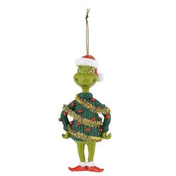 Hyvää joulua Grinch-hahmon joulupuun roikkuvat riipuskoristeet juhlivat Decoration_ll E