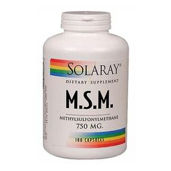 Solaray MSM,750 mg,180 kapselia (1 kpl:n pakkaus)