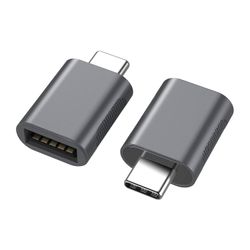 2024, typ-c till usb3.1 kvinnlig adapter usb2.0 till usb-c telefonadapteradapter, 2-pack