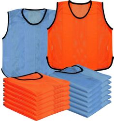 A2Z 4 Kids A2Z 12 Pack -urheiluverkkoruokalaput mukavat jalkapallon aikana Rugby Sports Kids/Adult Sininen/oranssi Kids (4-8 Years)