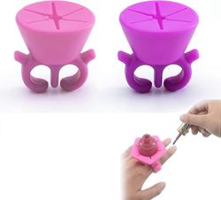 Vaaleanpunainen käsitukityökalu, kynsilakkapullon pidike, kannettava kynsilakkapullopidikekynsien maalaustyökalut