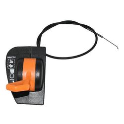 GY21984 Kaasuvaijerin ohjauskokoonpano John Deere D125 D130 D140 D160 D170 LA155 X165 LA165 LA1 Musta & oranssi