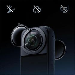 Insta360 X3 Standard Irrotettavat linssisuojat Insta 360 X3 -linssinsuojan lisävarusteille As Shown