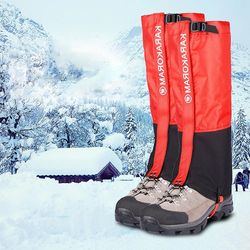 vanntett snø leg gamasjer vandring støvel legging sko utendørs reise camping trekking klatring jakt varmere slange sko cover Grønn XL(41-43)