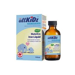 Allkidz Naturals Inc. Bioaktiivinen rautaneste, 100 ml