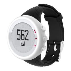 AIR Udskiftning silikone kvinder rem til SUUNTO M1 / M2 / M4 / M5 Sort