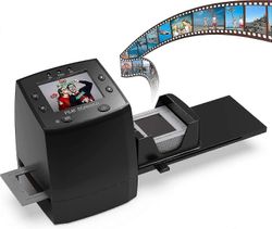 135 Film Negative Scanner High Resolution Slide Viewer, muunna 35 mm Film & Slide Digital Jpeg -tallennukseksi SD-kortiksi, jossa on liukukiinnikke...