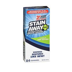 Stain Away Plus Protese Rensemiddel, 8,1 oz (pakke med 1)