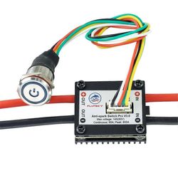 FLIPSKY Antispark Switch Pro V3.0 ESC-kytkin jäähdytyselementillä sähkörullalaudalle/EBikelle/skootterille/Ro:lle