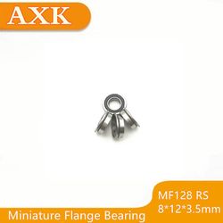 Skyndte sig begrænset Mf128-2rs leje 8x12x3,5mm 10 stk Abec-1 miniature flange Mf128rs kuglelejer Lf-1280dd 8x12x3,5