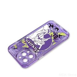 Neon Genesis Evangelion Eva-01 Telefontaske til Iphone 14 13 Pro Max 12 11 X Xs Xr 7 8 Plus Klar Soft Silicon Cover Fashion Anime iPhone 13Pro ligh...