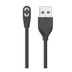 USB-pikalatauskaapelijohto magneettisella kiinnikkeellä Turvallinen kannettava Sopii OpenSwim Pro S710 -kuulokkeisiin Musta