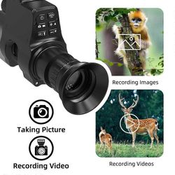 Digitaalinen pimeänäkö 1080P infrapuna-pimeänäkömonokulaari 940nm IR-taskulampulla