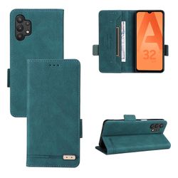 Gangxun Etui til Samsung Galaxy A32 5g læderetui Folio Flip med kreditkortspor Etui Coque Grøn