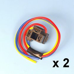 2pc H4 Hb472 472 Forlygte Socket Adapter Forlygte Konvertering Sele Wire Tågelampe Pære Stik Bil Kabel Varer