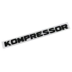 Ederfun 3d Abs Kompressor Logo Bogstaver Bilbagagerum Emblem til Mercedes Benz C E Slk 230 200 C230 C180 C200 Kompressor Klistermærke Tilbehør Blan...