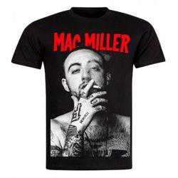 RockShark Mac Miller T-skjorte noir på scenen Svart XXL