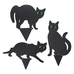 Cat Figure Ground Insert Sisustussarja 3 kpl 2d todenmukainen kissanpentu heijastavilla silmillä