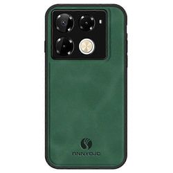ANNYOJO For Infinix Note 40 Pro 4G -kotelo erittäin ohut PU-nahkainen tekstuuri puhelimen takakansi Monivärinen Style B
