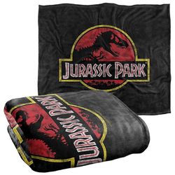 Jurassic Park Classic -logo Virallisesti lisensoitu Silky Touch Super Soft Throw Blanket MTWLF992 150x200cm 80x60in