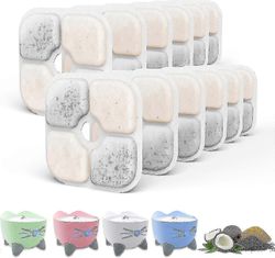 12 kissan vesilähteen suodattimen pakkaus, yhteensopiva Catit Pixi -lemmikin vesilähteen kanssa