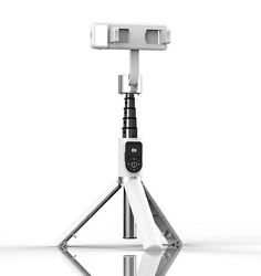 Handuo Bluetooth Selfie Stick Live Support Stativ Alt-i-en mobiltelefon Universal hvid