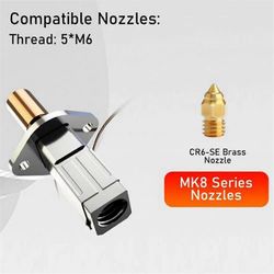 CHCB-OT Hotend-sarja K1- ja K1 Max -ekstruudereiden 3D-tulostimille Kuten