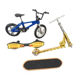 Mini Finger Legetøj Sæt 1:18 Fintertip Skateboard Cykel Scooter Lille Gyngebræt Model Legetøj