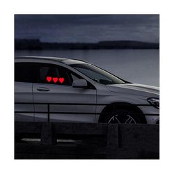 unbrand Älskar Rolig Taxi Fönster Car Sticker Light Emitting Racing Car Glow Panel Vindruta För Styling Dekorativ Glödande Led