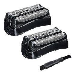 2kpl 21b vaihtopää Serie 3 sähköisiin partakoneisiin 301s, 310s, 320s, 330s, 340s, 360s, 3010s, 3020s, 303 - Osta nyt! mustahopea