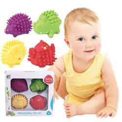 Fantasia Baby Touch Animal Cartoon Tekstureret HåndFangst Ball Badeværelse Legetøj