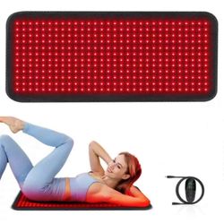 360 LEDit punaisen valon hoitotyynymatto infrapuna koko kehon laite selkä lihaskivun lievitys UK Plug