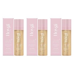 Sheer Setting Mist -aurinkosuoja SPF 50, laajakirjoinen hohtava vartaloöljysuihke, kosteuttava meikkiystävällinen hehkusuihke, riuttaturvallinen 3pcs